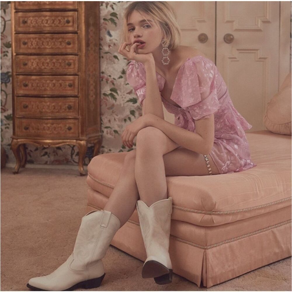 For Love & Lemons Cosmo Pink Mini Dress Size XS